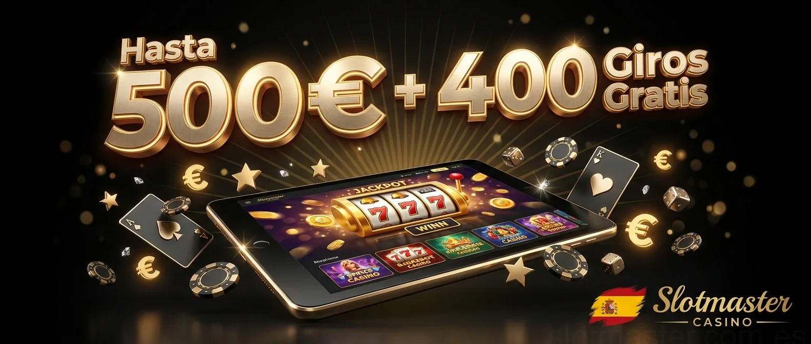 Hasta 500€ + 400 Giros Gratis